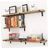 PRETYZOOM Book Shelves for Wall DIY Iron Wall Storage Rack Bookshelf for Boys and Girls Adults view 3
