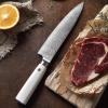 DAXXIN Chef Knife, 8 inch Kitchen Chef Knife 67 Layers Damascus Steel Japanese Kitchen Knives Sharp Slicing Knife Kitchen Meat Cleaver Cooking Tool, ZJJH9829 view 2