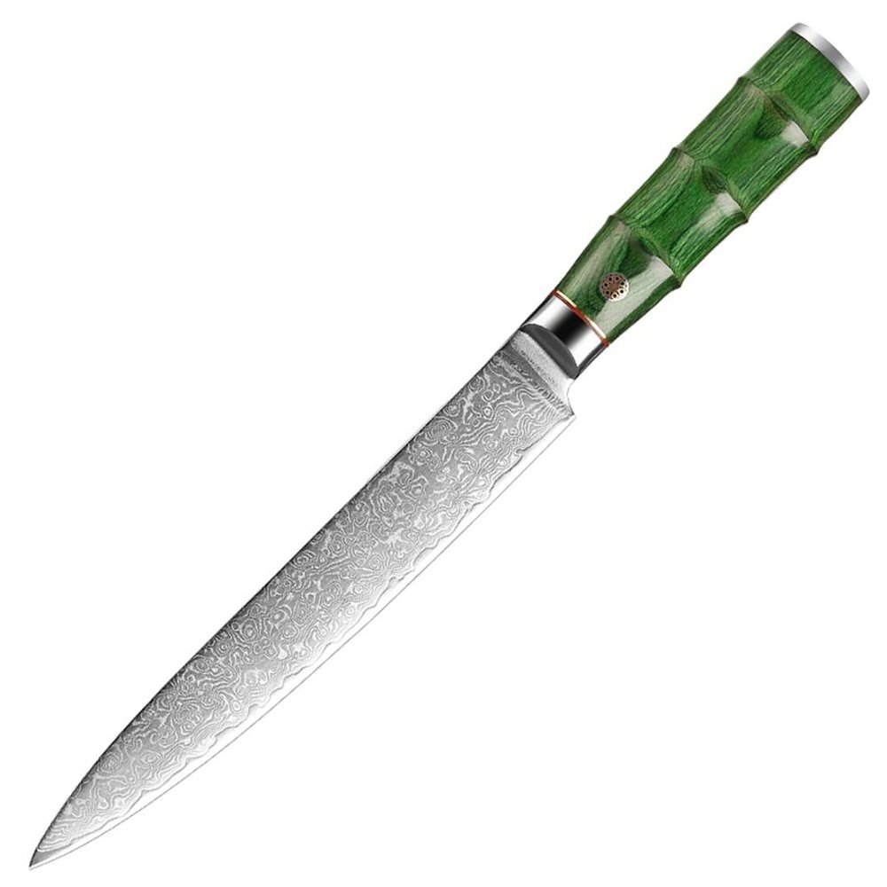 Chef Knife, 8 Inch Damascus Steel Kitchen Slicer Knife Kitchen Sharp Chef Knife Meat Beaf Cutting Sashimi Sushi Filleting Fish Cooking Tool