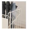 Umbrella Stand Rack Iron Umbrella Stand with Drip Tray Metal Umbrella Holder for Umbrellas Canes Walking Sticks Hallway Home Office Entryway Umbrella Holder Bin (Blue : Noir, Size : 28 * 21 * 54cm) view 2