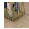 Umbrella Stand Rack Iron Umbrella Stand with Drip Tray Metal Umbrella Holder for Umbrellas Canes Walking Sticks Hallway Home Office Entryway Umbrella Holder Bin (Blue : Noir, Size : 28 * 21 * 54cm) view 3