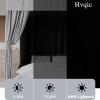 Hvqic Grey Canopy Bed Curtains - 4 Corner Post Bed Curtains King Bed Curtain Lightproof Drapes Bed Canopy for Adults & Girls Bedroom Decoration(King,Grey) view 2