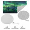 Bathroom Rugs,Natural Scene Polar Lights Kitchen Rug Non-Slip Rubber Backing Doormat,Winter Iceland Aurorae Absorbent Bath Mat Washable Floor Mats for Bedroom Entryway 18x30in view 3