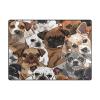 ALAZA Black Brown Pug Dachshund Dog Area Rug Rugs for Living Room Bedroom 4' x 5'3" view 2