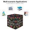 ZHANGYWFS Storage Boxes Bins Fabric with Cardboard Square Foldable Towel Closet Open Ideas Shirt Farmhouse Adult Pantry Totes Houseware Personalized Basket Organizer Valentine view 2