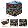 ZHANGYWFS Storage Boxes Bins Fabric with Cardboard Square Foldable Towel Closet Open Ideas Shirt Farmhouse Adult Pantry Totes Houseware Personalized Basket Organizer Valentine view 3