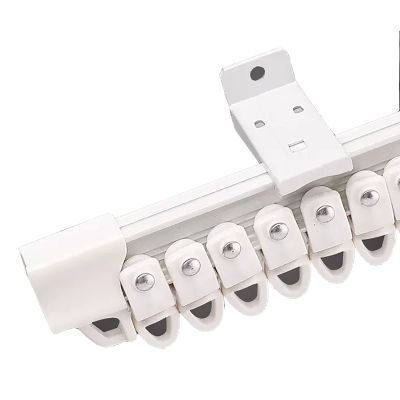 Room Divider Track, Hospital Curtain White Ceiling/Wall Mount Bendable Curtain Rails, Customize Aluminum Curtain Track System for Clothing Store/Dressing Room/Shower Corner, 1-8m/ 3.3ft-26.2ft ( Color