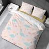 KQZVCU Duvet Cover Queen Pink Animal Print 3 Pieces Bedding Set for Women Girls Microfiber Comforter Cover Pillow Cases 135x200cm /40x80cmx2 view 1