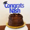 Personalized Graduation Cake Topper 2024, Congrats Grad Cake Decor, Class Of 2024, 2024 High School/College/Senior Graduation Party Decorations Supplies view 3