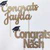 Personalized Graduation Cake Topper 2024, Congrats Grad Cake Decor, Class Of 2024, 2024 High School/College/Senior Graduation Party Decorations Supplies view 4