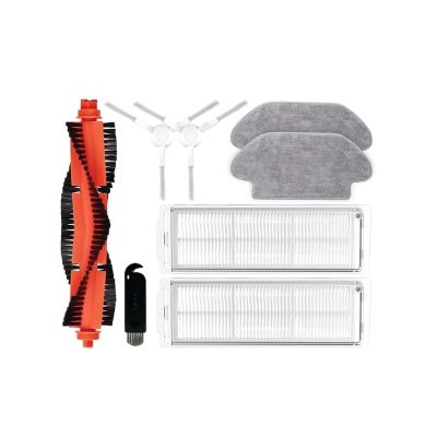 HAvern Vacuum Cleaner Main Brush Filter Cloth Accessories Compatible for Xiaomi Sweeping Robot S10/S12/Mop 2S XMSTJQR2S/3C B106CN/Mop P STYTJ02YM (Color : Set A)