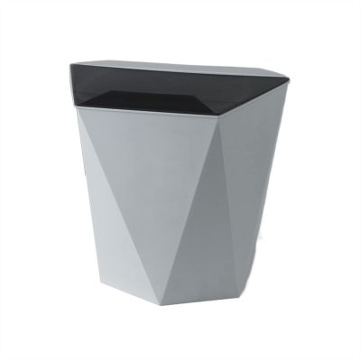 HASMI Bathroom Trash can Cabinet Door Hanging Wall-Mounted Garbage Cans Household Large Classified Garbage Basket Office Bedroom Garbage Cans Kitchen Trash Can (Color : Gris)