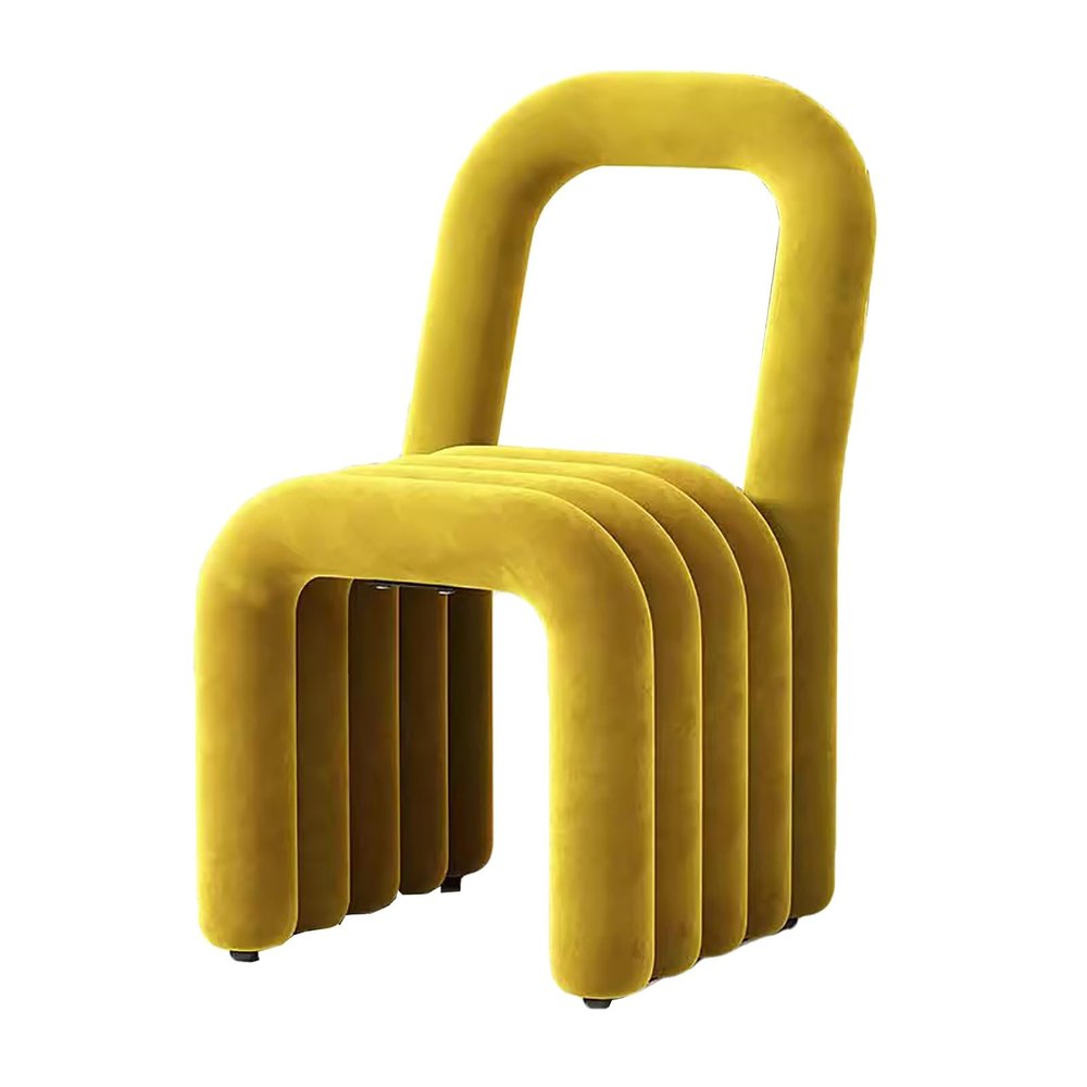 zxhrybh Shaped Vanity Stool, Modern Geometric Makeup Chair, Creative Vanity Chair, for Makeup Room Or Living Room, Bedroom (Color : B-1)