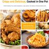 Deep Fat Fryer Commercial, Countertop LPG Gas Deep Fat Fryer Dual Tanks, with 2 Basket and Hanging Spice Box, Independent Fire Control Switch, for Fries, Fish, and More view 3