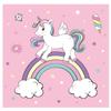 CC HOME Unicorn Birthday Paper Plates Napkins Cartoon Fancy Unicorn Disposable Tableware Set Party Supplies Unicorn Theme Dinnerware Serves 24 Guests for Audlts Kids Girls Baby Shower Birthday 88PCS view 3