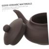 Alipis 1set Ceramic Tea Ware Decorative Teapot and Teacups for Home Office Small Tea Kettle for Friends Family view 4