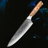 Chef Knife, 8 inch Chef Knife Kitchen Knife VG10 Damascus Steel Meat Sushi Fruit Cutting Gyuto Chef Knife Ergonomic Pakkawood Handle view 1