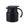 BILIKEYU Portable Stainless Steel Kettle Thermal Kettle Stew Pot Large Capacity Tea Water Separation Intelligent Temperature Display Large Capacity Coffee Pot Home (Black, C) view 1