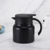 BILIKEYU Portable Stainless Steel Kettle Thermal Kettle Stew Pot Large Capacity Tea Water Separation Intelligent Temperature Display Large Capacity Coffee Pot Home (Black, C) view 2