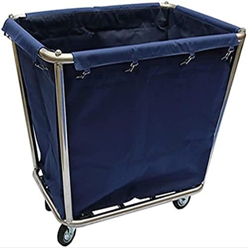 Removable Bags With Laundry Basket Rectangular Laundry Sorting Trolley With Removable Bag Hotel Serving Basket Trolley For Hospital Lobby Roomuseful