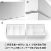 Like-IT TD-06 Versatile Storage Box for Organizing Small Items Together TD-06 White Storage Shelf Storage Tool Box Open Rack view 4