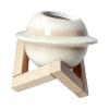 Duiaynke Modern Ceramic Flower Vase for Living Room Decor-Stylish Tabletop Home Office Decoration (Beige) view 1
