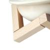 Duiaynke Modern Ceramic Flower Vase for Living Room Decor-Stylish Tabletop Home Office Decoration (Beige) view 3