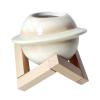 Duiaynke Modern Ceramic Flower Vase for Living Room Decor-Stylish Tabletop Home Office Decoration (Beige) view 4