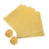 ABOOFAN Gold Foil Wrapping Paper 200pcs for Candy Chocolate Food Packaging Easy to Use for Parties view 1