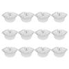 Alipis Aluminum Round Foil Pan With Lids 6Inch Foil Pots Disposable Food Container Multi-use Microwavable Pan Container Take out Round Deep Pot for Hot Pot Soup BBQ 5300ml view 1