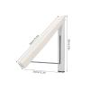 plplaaoo Clothes Drying Rack Wall Mounted,Retractable Clothes Folding Indoor, Wall Mounted Drying Rack Multifunctional Folding Retractable Clothes Hanger for Home view 4