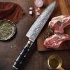 Chef Knife, 8 Inch Professional Chef Kitchen Knife Sharp Damascus Steel Cleaver Vegetable Japanese Santoku Sharp Butcher Bone Knife Cooking Tool view 2