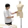 GeRRiT Female Mannequin Dress Forms for Sewing Clothes, Woman Tailor Dressmakers Dummy Plus Size Mannequin Torso Stand on Wheels Interesting, X-Large, White view 1