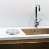 Built-in Trash Can Lid: Stainless Steel Balance Swing Flap Cover for Kitchen Countertop, Round Trash garbage Chute Grommet for Bathroom Vanity Restaurant, Replacement for Opening 7.5-9 Inch view 4