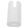 PRETYZOOM Wall-Mounted Trash Bag Dispenser and Tissue Holder Multipurpose Organizer for Bathroom Easy Pull Front Slot Punch Installation White view 1