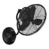 Craftmade Bellows I Indoor/Outdoor 14" Flat Black Finish Oscillation Wall Fan (Hardwired), Wall Control Included view 1