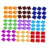 Garneck Choc Foil Wrappers 900pcs Silver Foil Paper for Candy Packaging Mixed Colors 8x8cm view 1