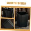 Cabilock Imitation Rattan Wastebasket Lidless Trash Can for Home Office Woven Design Capacity for Living Room Kitchen and Bedroom Use view 3