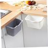 Levemolo Hanging Trash Can for Kitchen Cabinet Multifunctional Wastebasket for Rubbish Item Storage Compact White Design Space-Saving for Home Office view 3