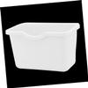 Levemolo Hanging Trash Can for Kitchen Cabinet Multifunctional Wastebasket for Rubbish Item Storage Compact White Design Space-Saving for Home Office view 4