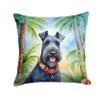 Caroline's Treasures Luau Party Decorative Throw Pillow, 14Hx14W, Kerry Blue Terrier 6459 view 1