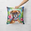 Caroline's Treasures Luau Party Decorative Throw Pillow, 18Hx18W, Boxer 6388 view 2