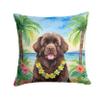 Caroline's Treasures Luau Party Decorative Throw Pillow, 14Hx14W, Newfoundland 6478 view 1