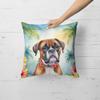 Caroline's Treasures Luau Party Decorative Throw Pillow, 18Hx18W, Boxer 6389 view 2