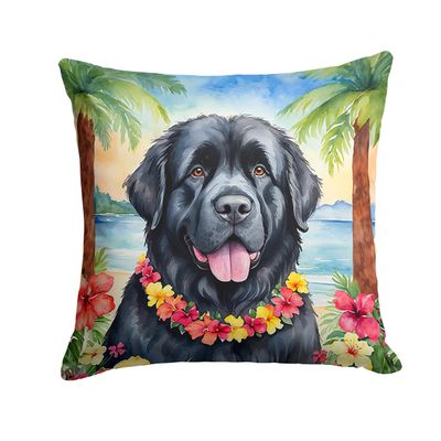 Caroline's Treasures Luau Party Decorative Throw Pillow, 18Hx18W, Newfoundland 6479