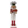 Christmas Wood Nutcracker Holding Candy and Gingerbread 15 Inch Choose Your Style (Nutcracker w/Candy Cane) view 2