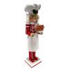 Christmas Wood Nutcracker Holding Candy and Gingerbread 15 Inch Choose Your Style (Nutcracker w/Candy Cane) view 3