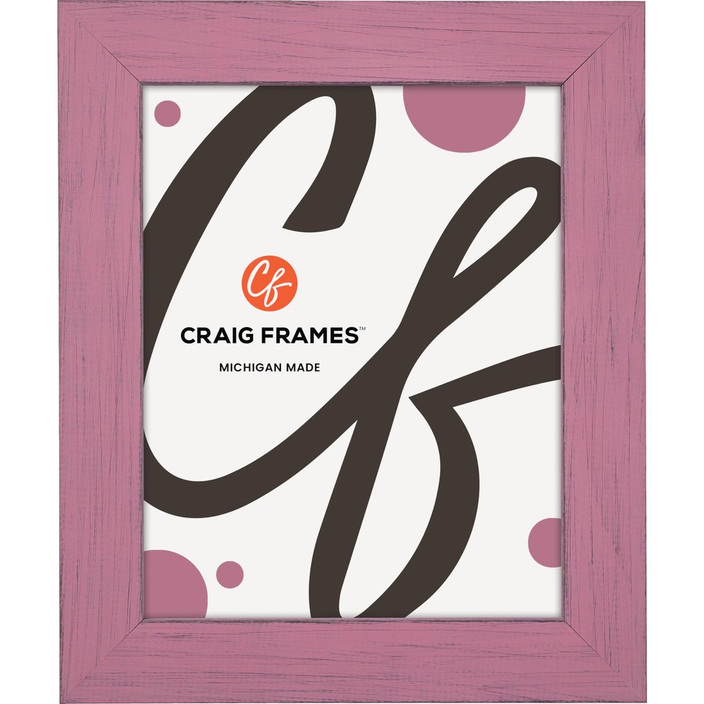 Craig Frames Jasper, 25x25 Picture Frame, Petticoat Pink