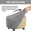 BLLMTEAR Ottoman Cover Slipcover Round Foot Stool Cover 30/33/35/40, Footstool Cover, Footrest Ottoman Covers, Foot Pouffe Protector with Elastic Bottom,Washable (Color : 4, Size : D30xH30cm/12x12in) view 3