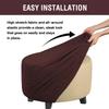 BLLMTEAR Ottoman Cover Slipcover Round Foot Stool Cover 30/33/35/40, Footstool Cover, Footrest Ottoman Covers, Foot Pouffe Protector with Elastic Bottom,Washable (Color : 7, Size : Diameter22in/55cm) view 2